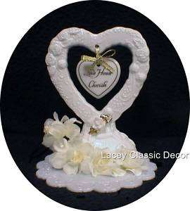 Love Honor Cherish Wedding Cake Topper 50th anniversary  
