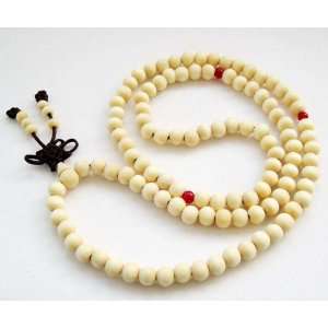   Wood Beads Tibetan Buddhist Prayer Meditation Mala Necklace Jewelry