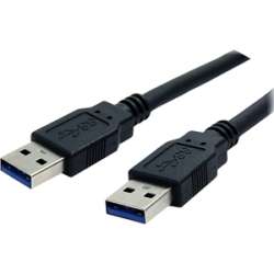    6 ft Black SuperSpeed USB 3.0 Cable A to A   M/M  