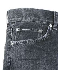 Calvin Klein Jeans Mens 5 Pocket Black Jeans  