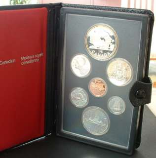 CANADA 1981 PROOF DOUBLE DOLLAR SET ***7 COINS***  
