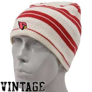  Arizona Cardinals Retro Logo Putty Cuffless Knit Hat 