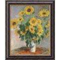 Claude Monet Sunflowers, 1881 Framed Canvas Art