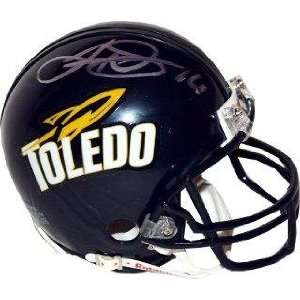  Moore Autographed Mini Helmet   Replica   Autographed NFL 