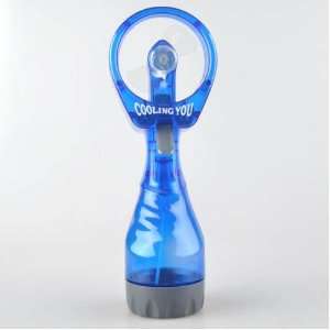   Portable Mini Moisture Water Spray Cooling Fan Blue