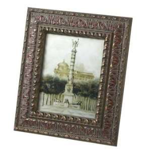   Antique Russet Brown Frame With Special Woodgrain Back/ Wood And Mdf