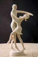 Tango Dancing Sculpture Sparkling Silica Resin Art #2  