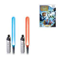 Wii   Star Wars Clone Wars / Dual Light Saber  