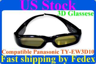 pairs 3D TV Glasses Panasonic TY EW3D10 compatible  