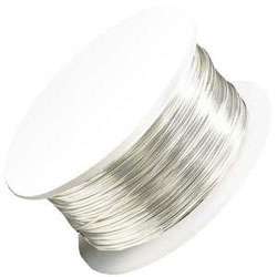 Artistic Craft Wire Silver Plated Non Tarnish 22 Gauge 8 Yards 