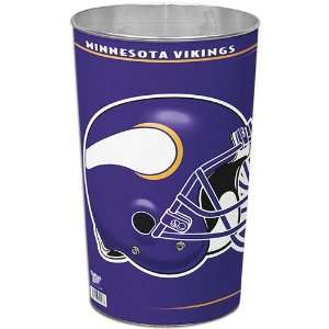 Vikings WinCraft NFL Wastebasket ( Vikings ) Sports 