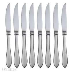Oneida Jackson Stainless Steel Steak Knives (Set of 8)   