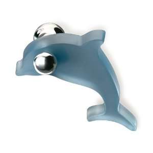  Fantasia collection   blue dolphin swiveling knob with 