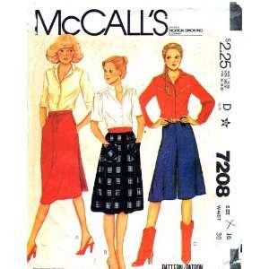   Pattern Misses Skirts Culotte Size 16 Waist 30 Arts, Crafts & Sewing