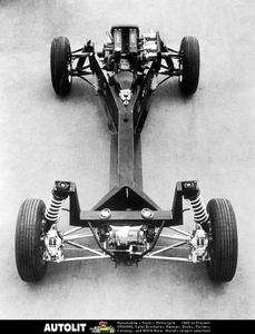 1967 Lotus Elan 2+2 Chassis Chapman Suspension Factory Photo  