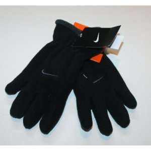 Nike Boys Youth Fleece Gloves   Size 8 20, Black  Sports 