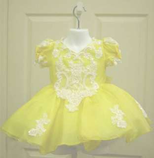 NEW $250 L303 Loaded Infant & Toddler Pageant Dresses  