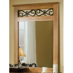  Country Ridge Panel Mirror In Century Wood by Standard 