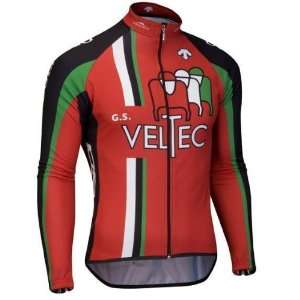 Descente Mens Cycling Veltec Long Sleeve Jersey  Sports 