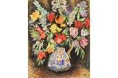 Patricia Rhodes Floral Still Life Watercolour Painting  