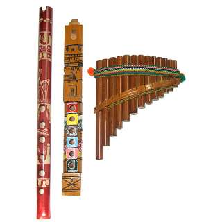 Peruvian Woodwind Flute Set (Peru)  