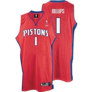  Chauncey Billups Red Reebok NBA Swingman Detroit Pistons Jersey 