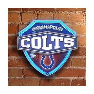 Indianapolis Colts Neon Shield Wall Lamp  Sports 