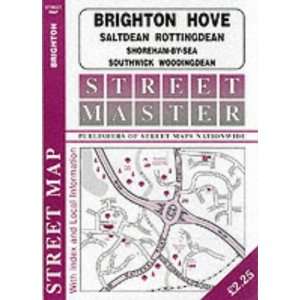   Brighton   Hove Street Map (Streetmaster Maps) (9781859827543) Books