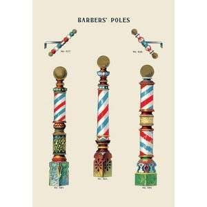  Vintage Art Barbers Poles   04549 3