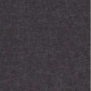  60 Wide Poly/Cotton Rib Knit Heathered Graphite Fabric 