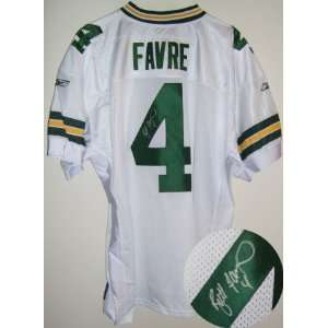  Brett Favre Signed Reebok Packers Authentic Jersey Sports 