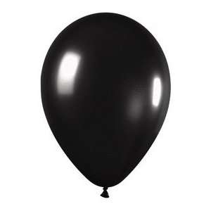 Mayflower Balloons 29843 5 Inch Metallic Black Latex Pack 