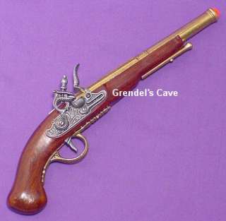 1700s REVOLUTIONARY WAR FLINTLOCK PISTOL Pirate Gun  