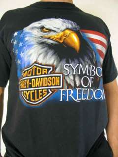Harley Davidson Motorcycles Freedom Tripps Amarillo Texas S/S T Shirt 