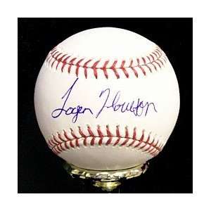  Logan Morrison Autographed Baseball   Autographed 