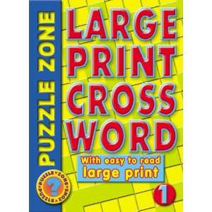  Large Print Crossword (9781850388555) Books