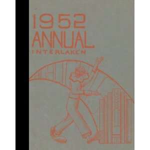 ) 1952 Yearbook Interlaken Central High School, Interlaken, New York 