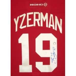 Steve Yzerman Autographed Authentic KOHO Red Wings Jersey  