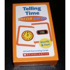  Scholastic Telling Time Puzzle Cards (9780439879347 