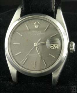   DATE 5700 VINTAGE 1960 SS AUTOMATIC MENS WATCH W/ GRAY DIAL  