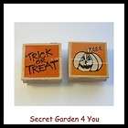 Trick or Treat words~Hallowee​n Pumpkin/Jack O​ Lantern~Vap Scrap 