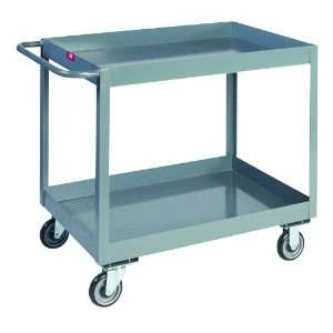 Jamco Products LT236 U5 GP Deep Lipped Two Shelf Service Cart, 24 x 