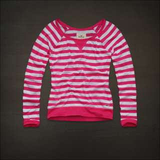 2011 NEW HOLLISTER by Abercrombie womens Classic Long Sleeve Logo T 