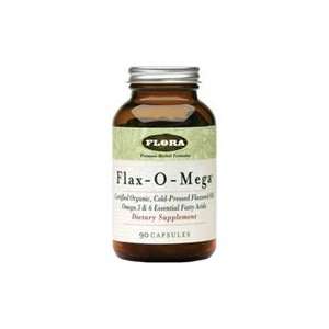 com Flax O Mega Flax Oil capsules   Premium Cold Pressed Flaxseed Oil 