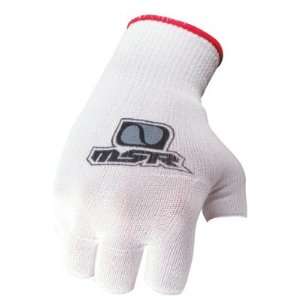  MSR Half Finger Glove Liners 2012 Large White Automotive
