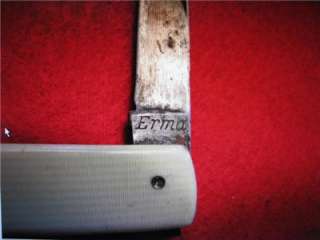 Up For Auction is an Rare Old Vintage Erma, Finedge OTISO Knife. Made 
