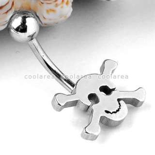 Colors Various Style Punk Stainless Steel Ball Belly Navel Ring Body 