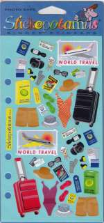   Assorted STICKERS Choice Scrapbooking TRAVEL STATES & MORE  