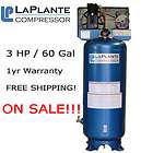   hp, 60 gallon Air Compressor   LaPlante Air Compressors   ON SALE