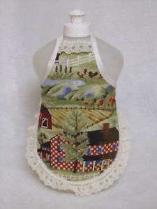 CHICKENS/HOUSE (036) DISH SOAP BOTTLE APRON  
